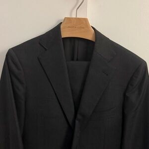 Charcoal Proper Cloth 100% Wool Suit